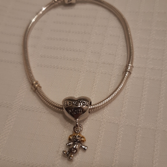 3/$30 I Love You Mom Charm for Pandora Bracelet - Picture 3 of 3